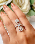 Two Pear Shape Diamond Ring