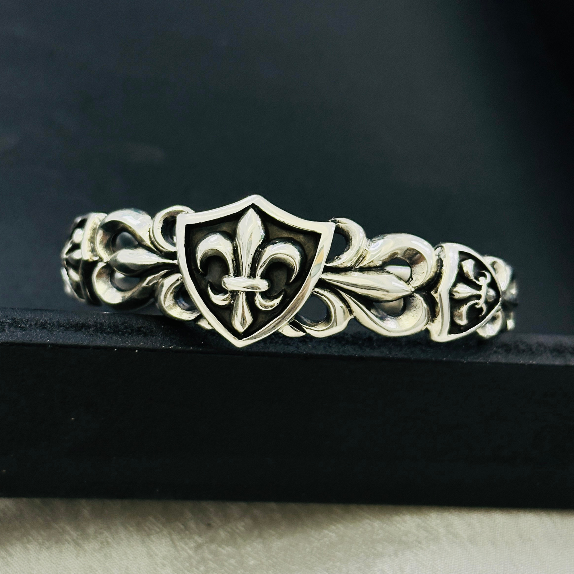 Avery Silver 925 Men's Cuff Bracelet