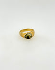 Rhapsody Tourmaline Gold Plated Silver 925 Ring