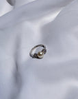 Pearl and Diamond 18K White Gold Ring