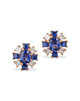Sapphire Diamond Studs