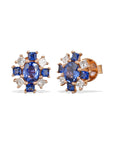 Sapphire Diamond Studs