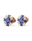 Sapphire Diamond Studs