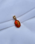 Opal & Diamond 18K Gold Pendant