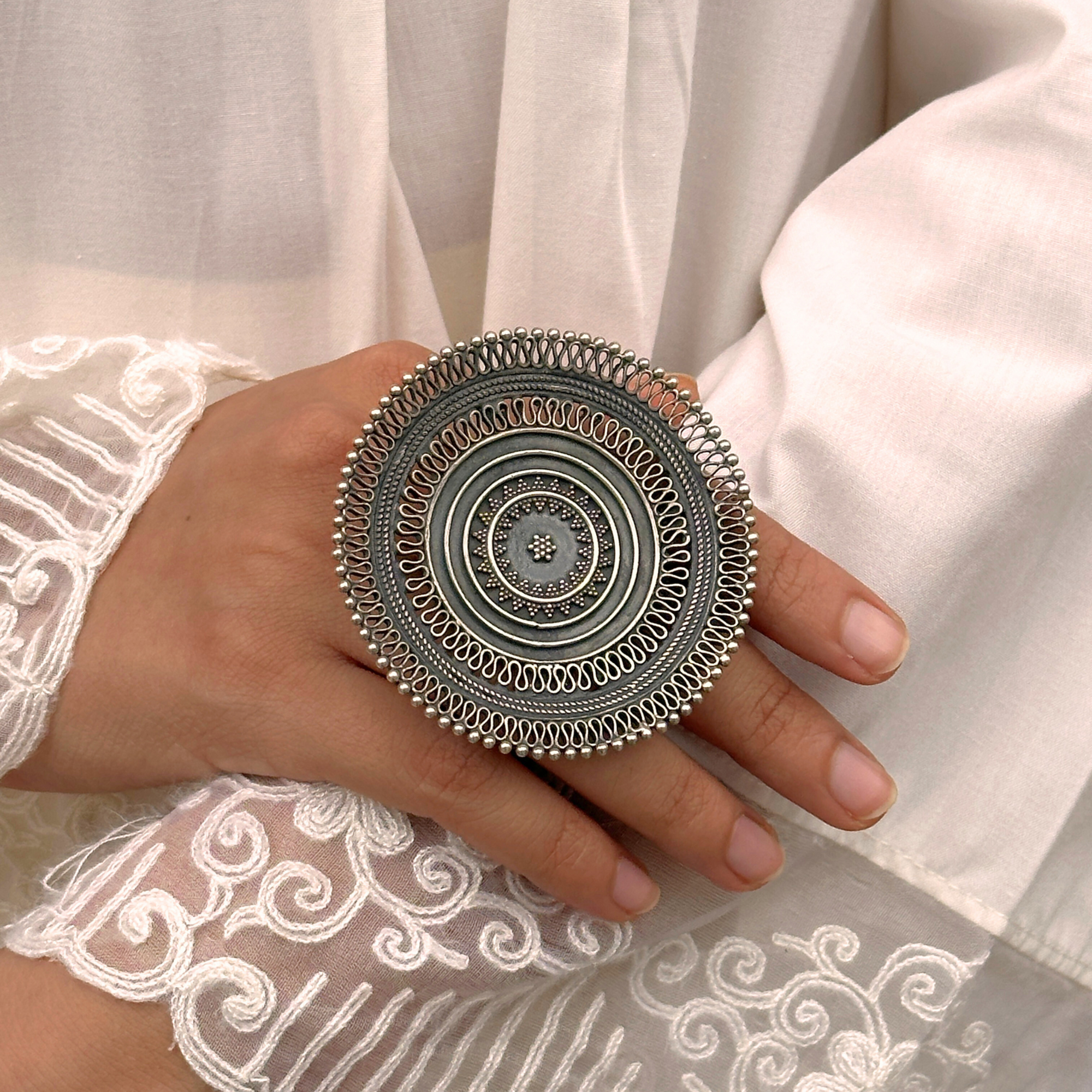 Chakra Traditional Silver 925 Ring