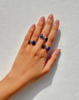 Taarush Sapphire 18K Gold Plated Silver 925 Rings