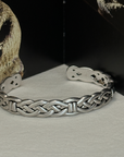 Fin Silver 925 Men's Cuff Bracelet