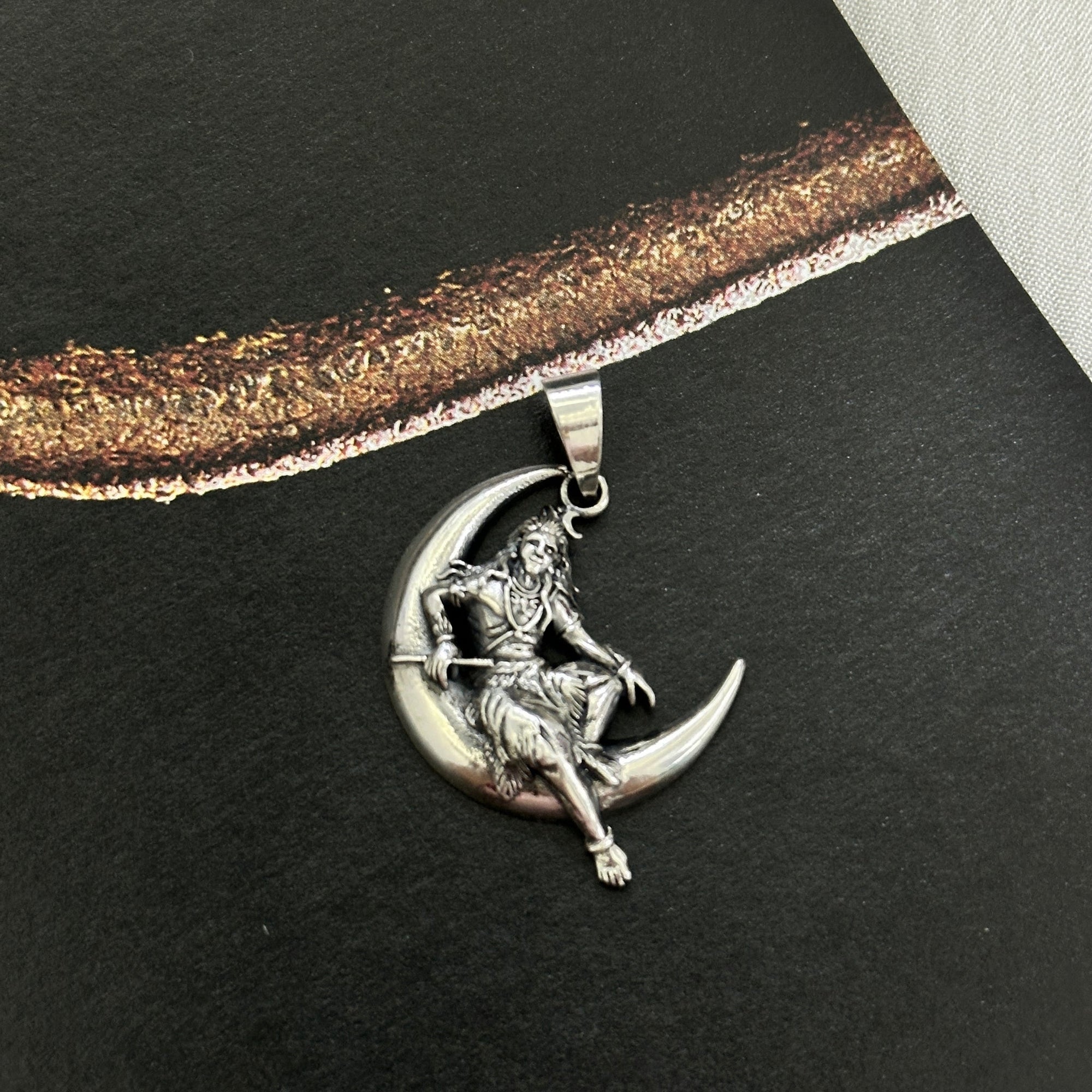 Shiv Silver 925 Men's Pendant