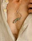Lizard Silver 925 Pendant