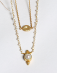 Smiggle Pearl 18K Gold Plated Silver 925 Necklace