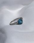Blue Topaz 18K White Gold Ring