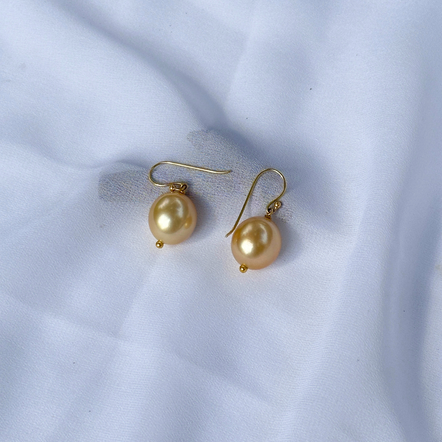 South Sea Pearl 18K Gold Earrings