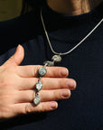 Five Stone Abalone Pendant