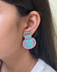 Agasti Enamel Silver 925 Earrings