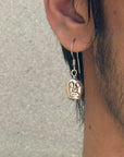 Dag Men's Silver 925 Earrings