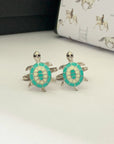 Turtle Silver 925 Men Cufflinks