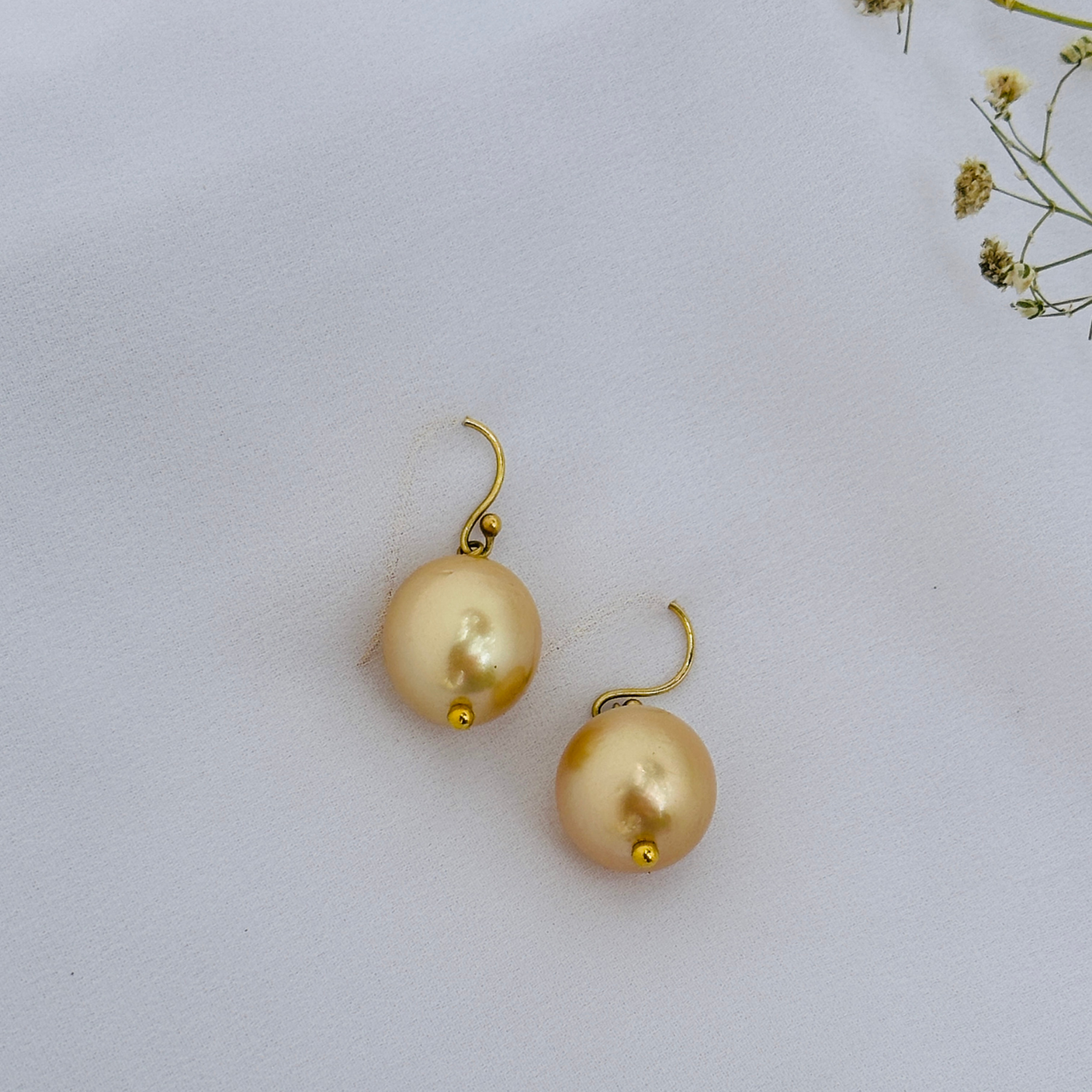 South Sea Pearl 18K Gold Earrings