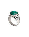 Enchanting malachite ring
