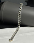Thick Cuban Silver 925 Men's Bracelet