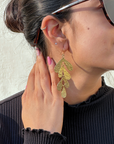 Lily Gold Plated Silver 925 Earrings