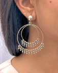 Fiza Traditional Silver 925 Earrings