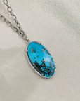 Basin Turquoise 925 Silver Necklace