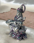 Silver 925 Goddess Saraswati Idol Artifact