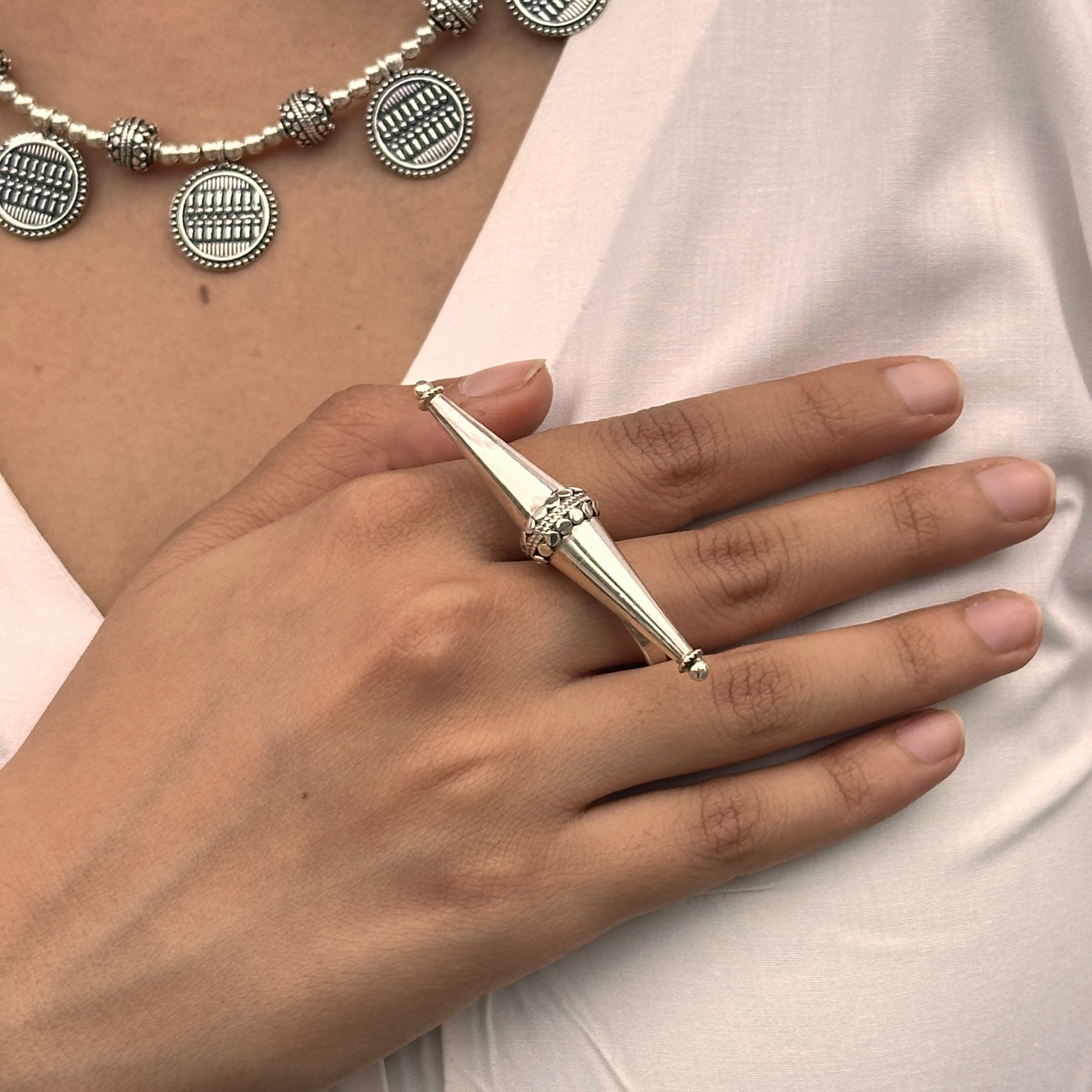Astra Traditional Silver 925 Twin Ring