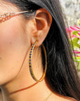 Eion Iolite 18K Gold Plated Silver 925 Earrings
