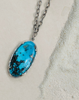 Basin Turquoise 925 Silver Necklace
