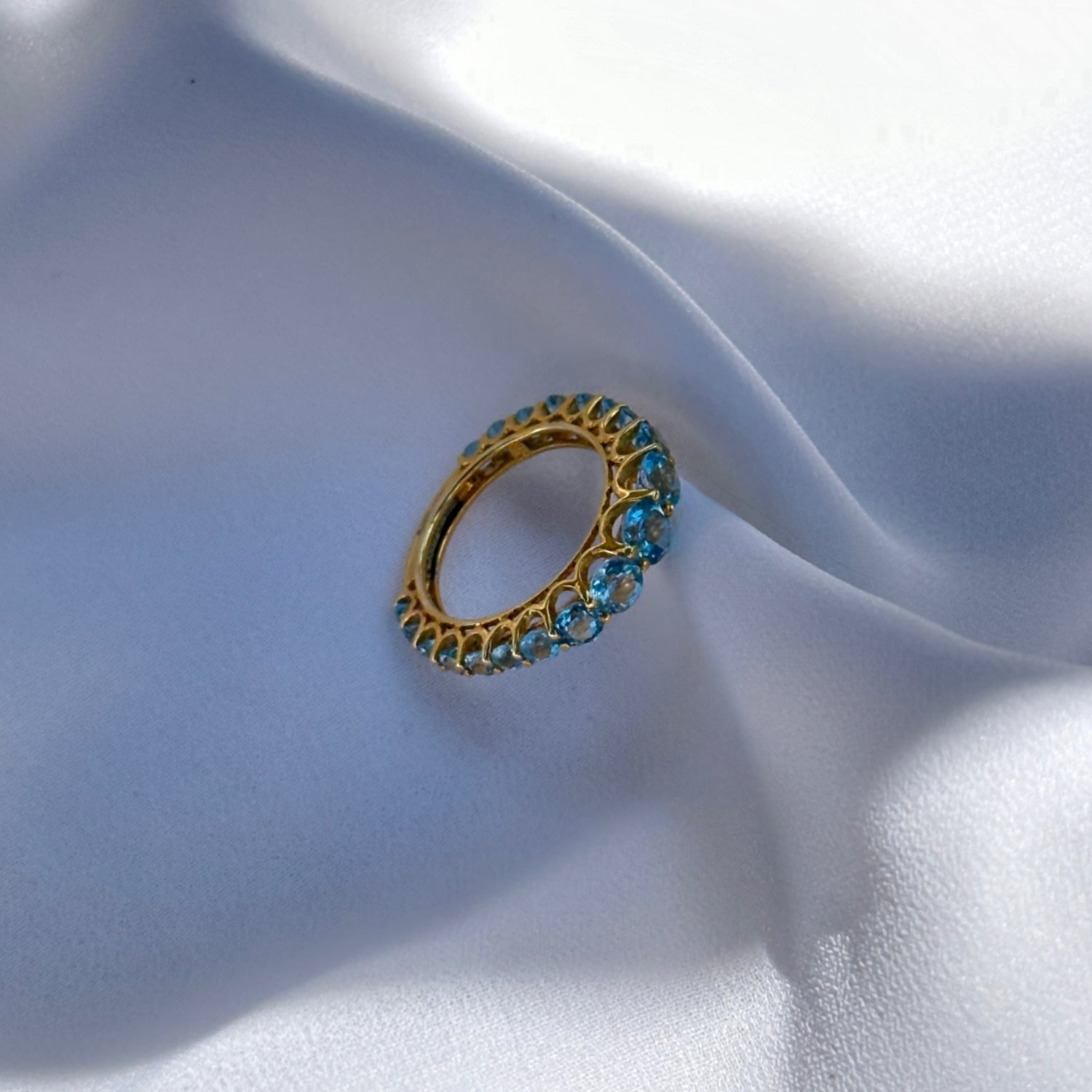 Blue Topaz 14K Gold Ring