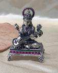 Silver 925 Saraswati Devi Idol Artifact