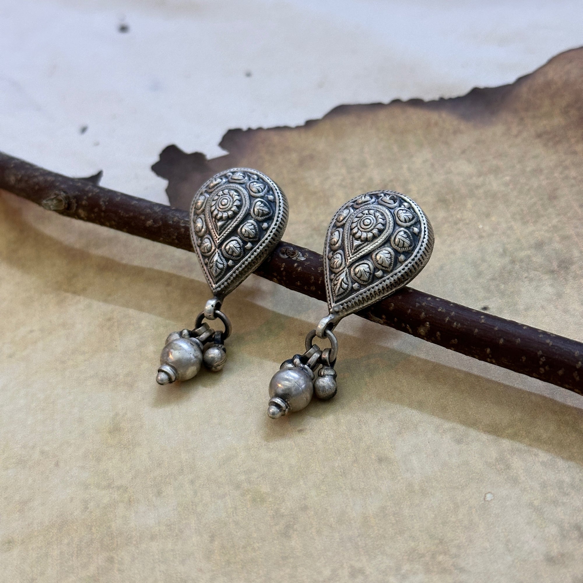 Saawan Traditional Silver 925 Earrings