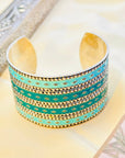 Kupara Enamel Silver 925 Cuff Bangle