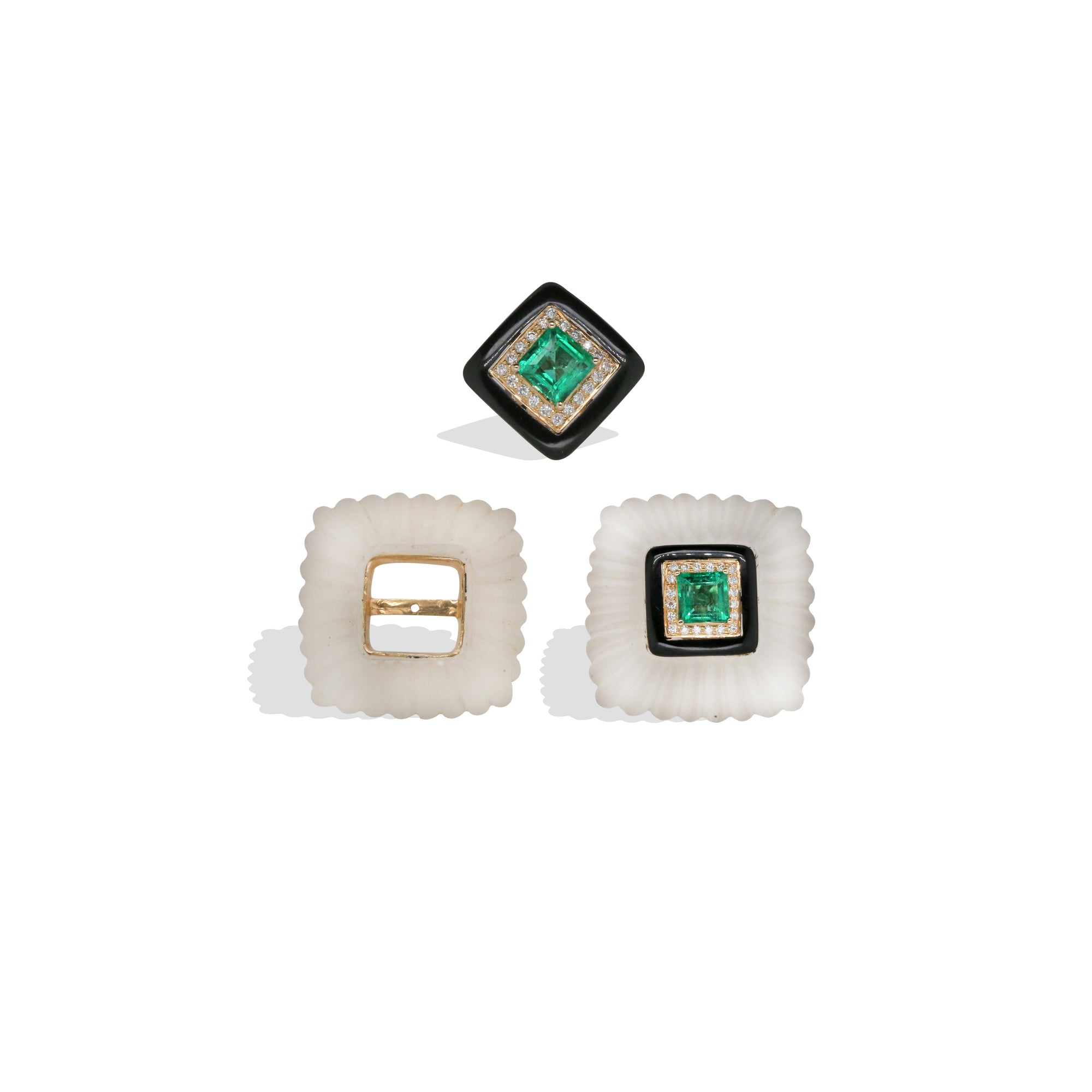Ayaka Emerald Earrings