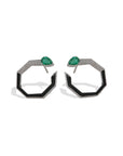 Sperel Emerald 18K Gold Earrings