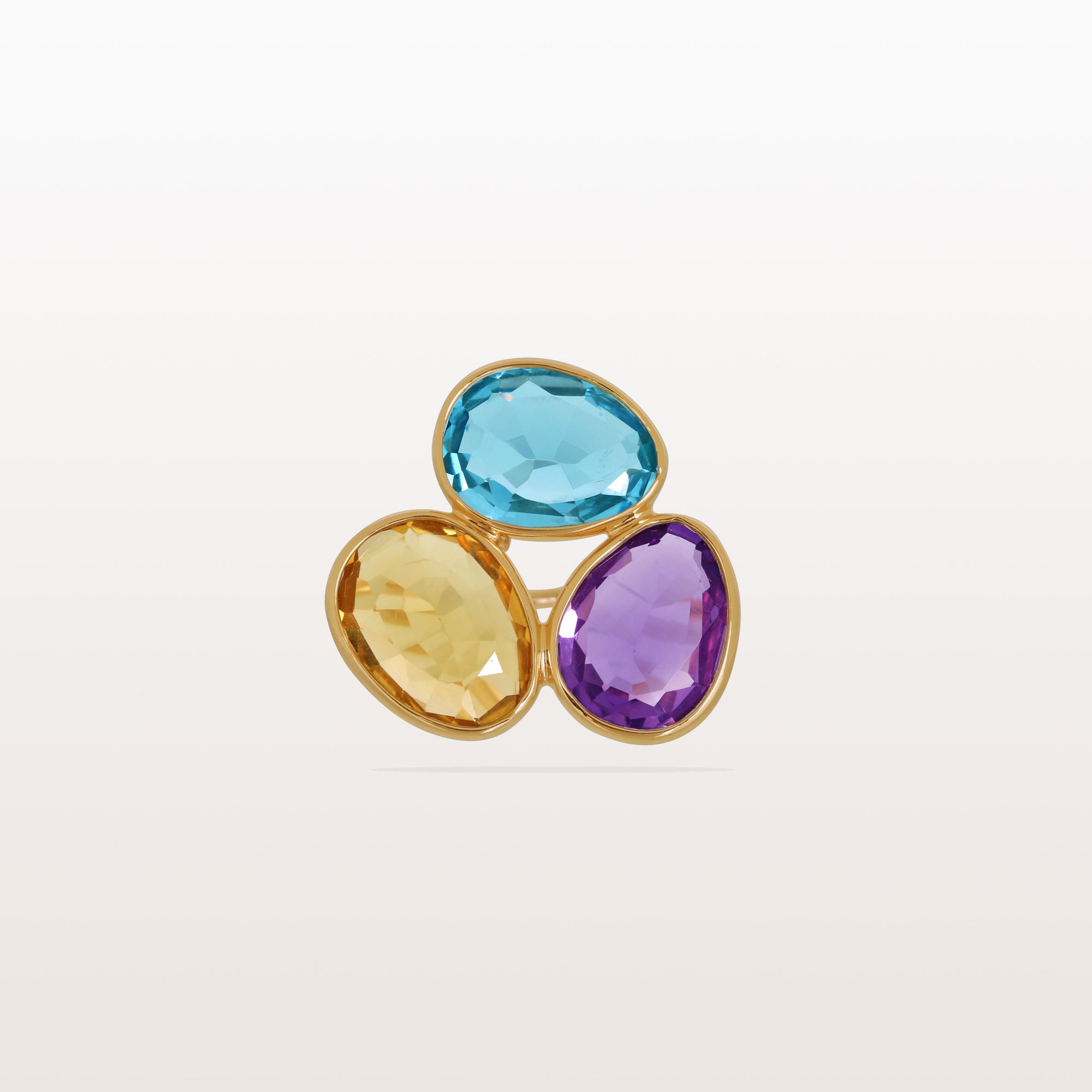 Colorstone 18K Gold Ring