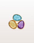 Colorstone 18K Gold Ring