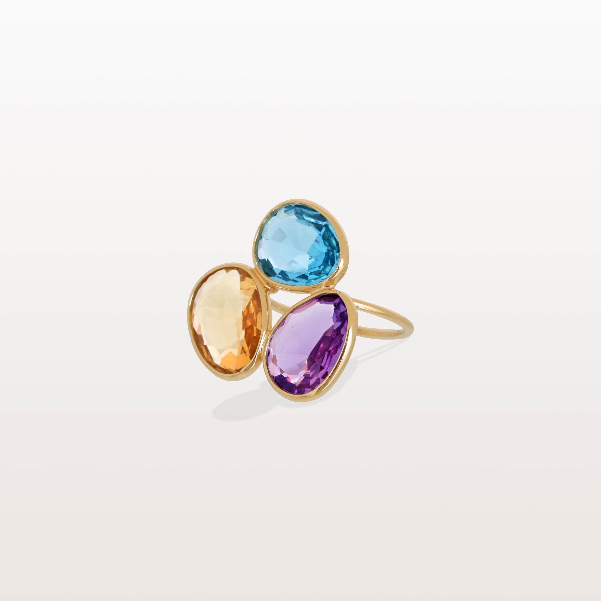 Colorstone 18K Gold Ring