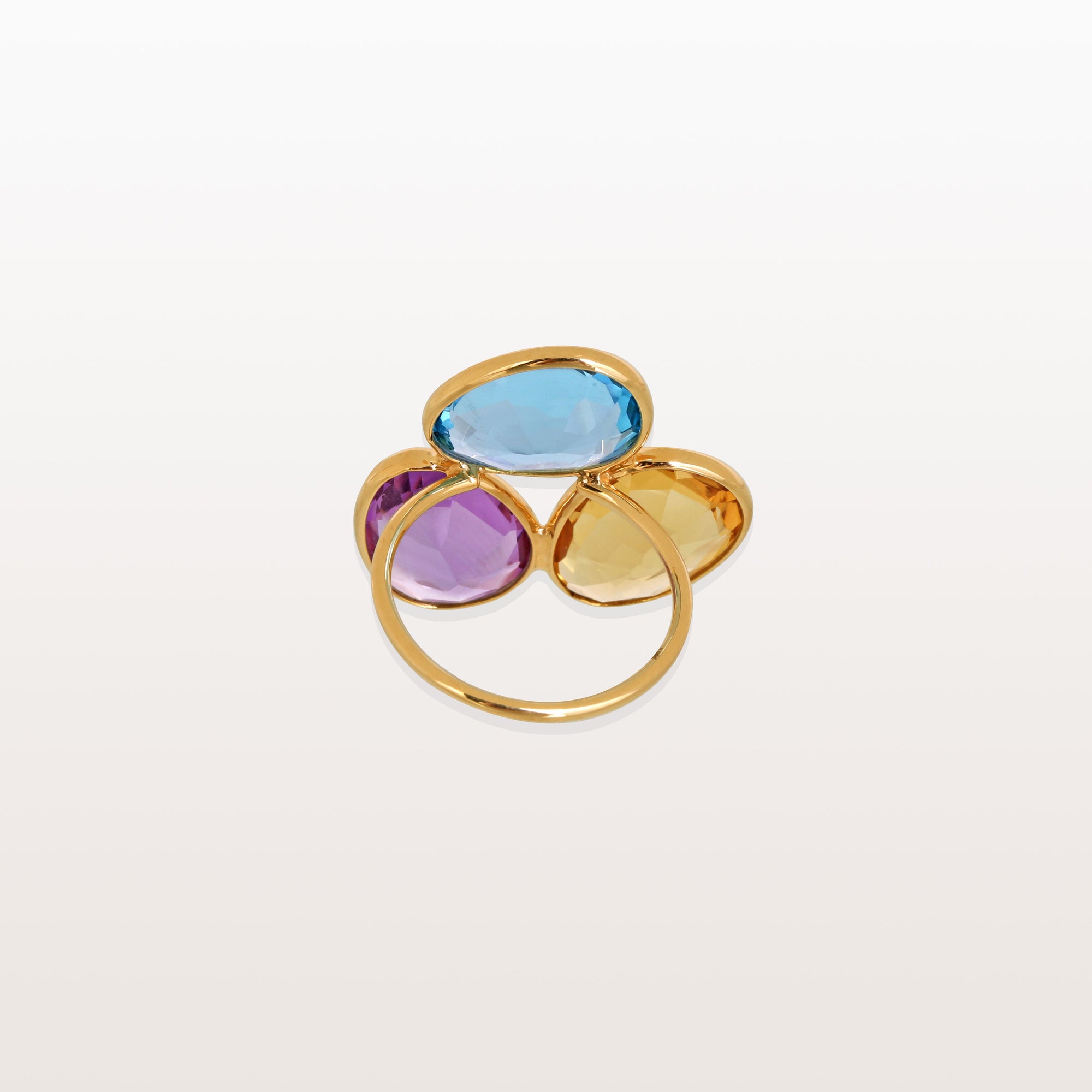 Colorstone 18K Gold Ring