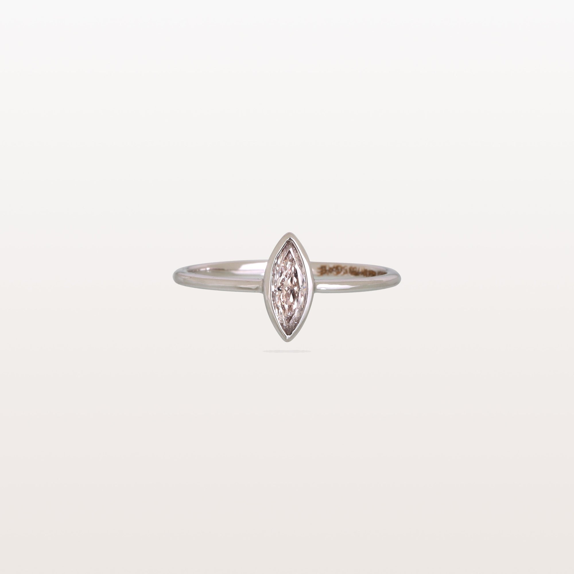 Marquise Diamond 18K White Gold Ring