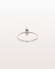 Marquise Diamond 18K White Gold Ring