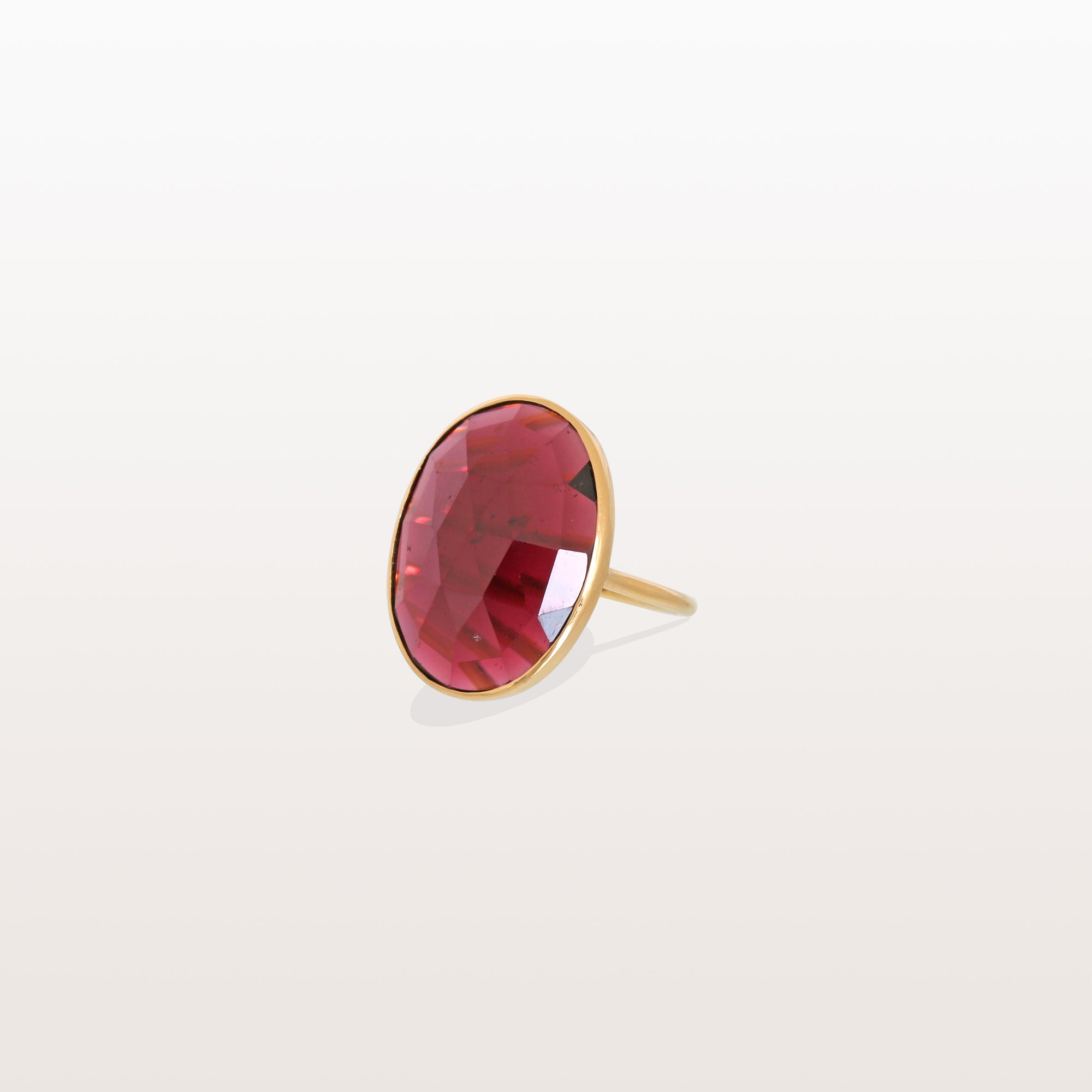 Garnet 18K Gold Ring