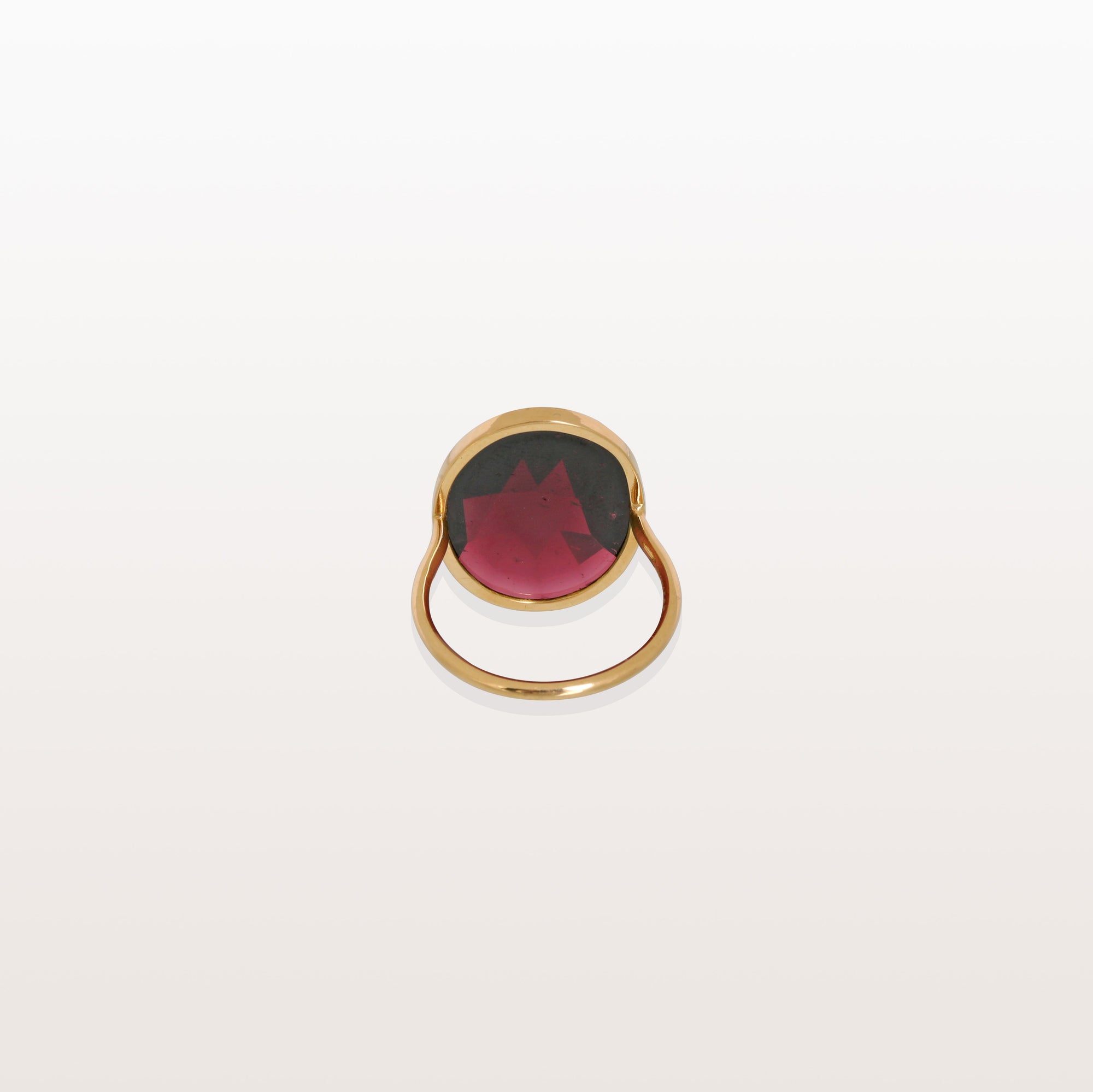 Garnet 18K Gold Ring