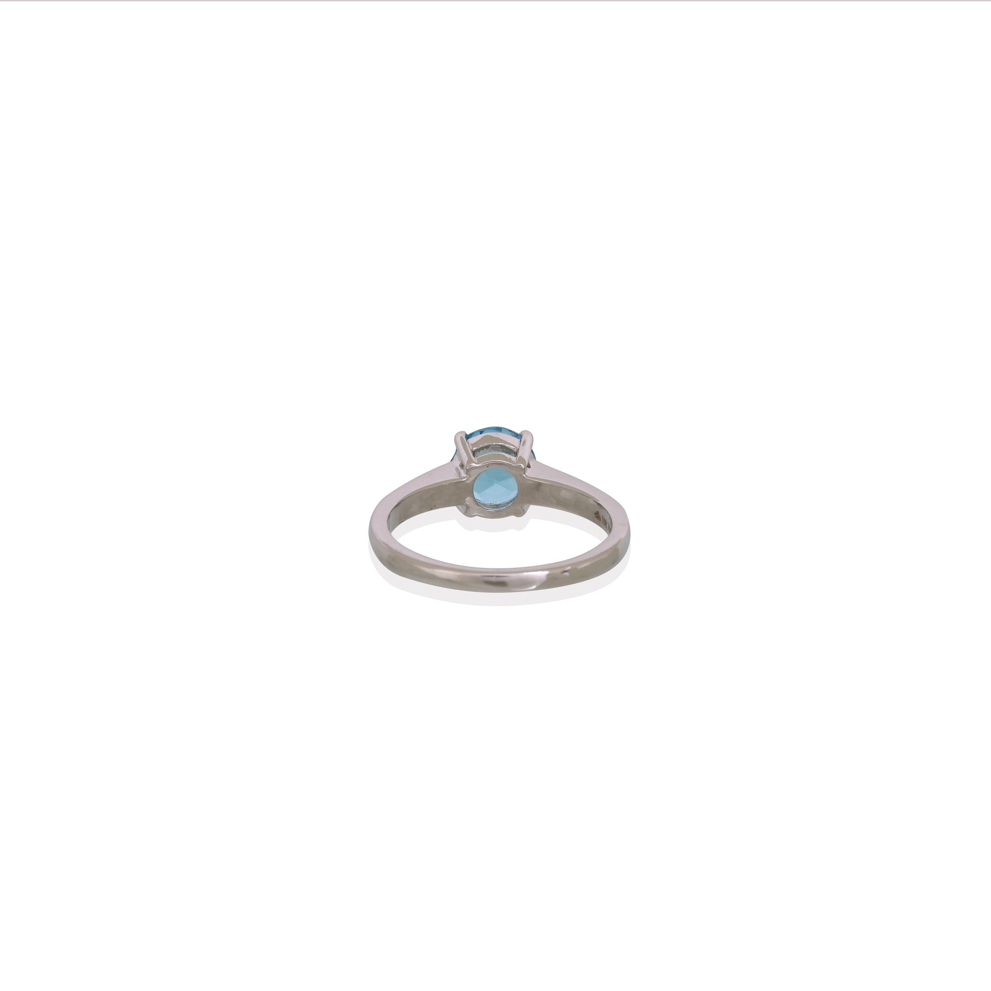 Blue Topaz 18K White Gold Ring