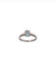 Blue Topaz 18K White Gold Ring