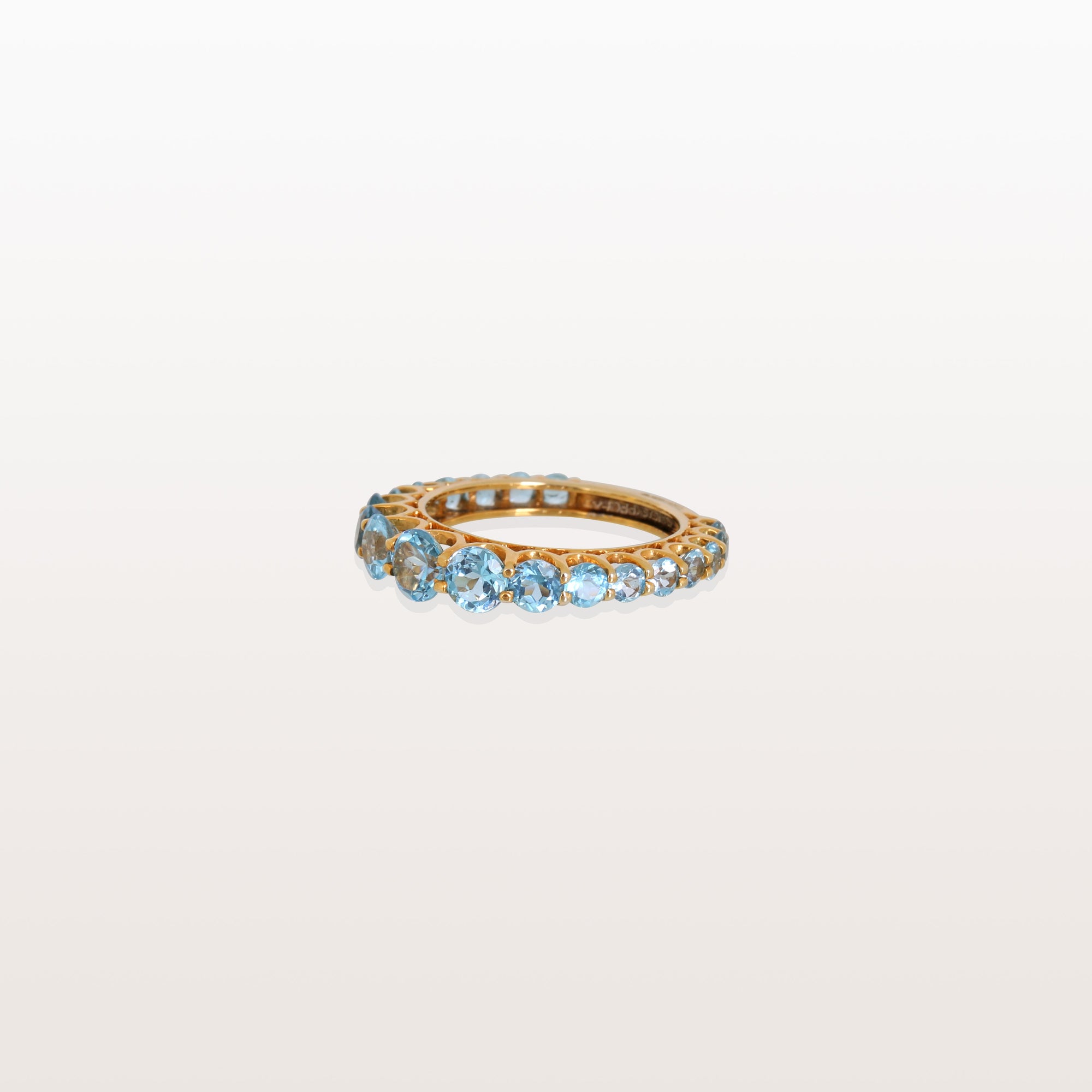 Blue Topaz 14K Gold Ring