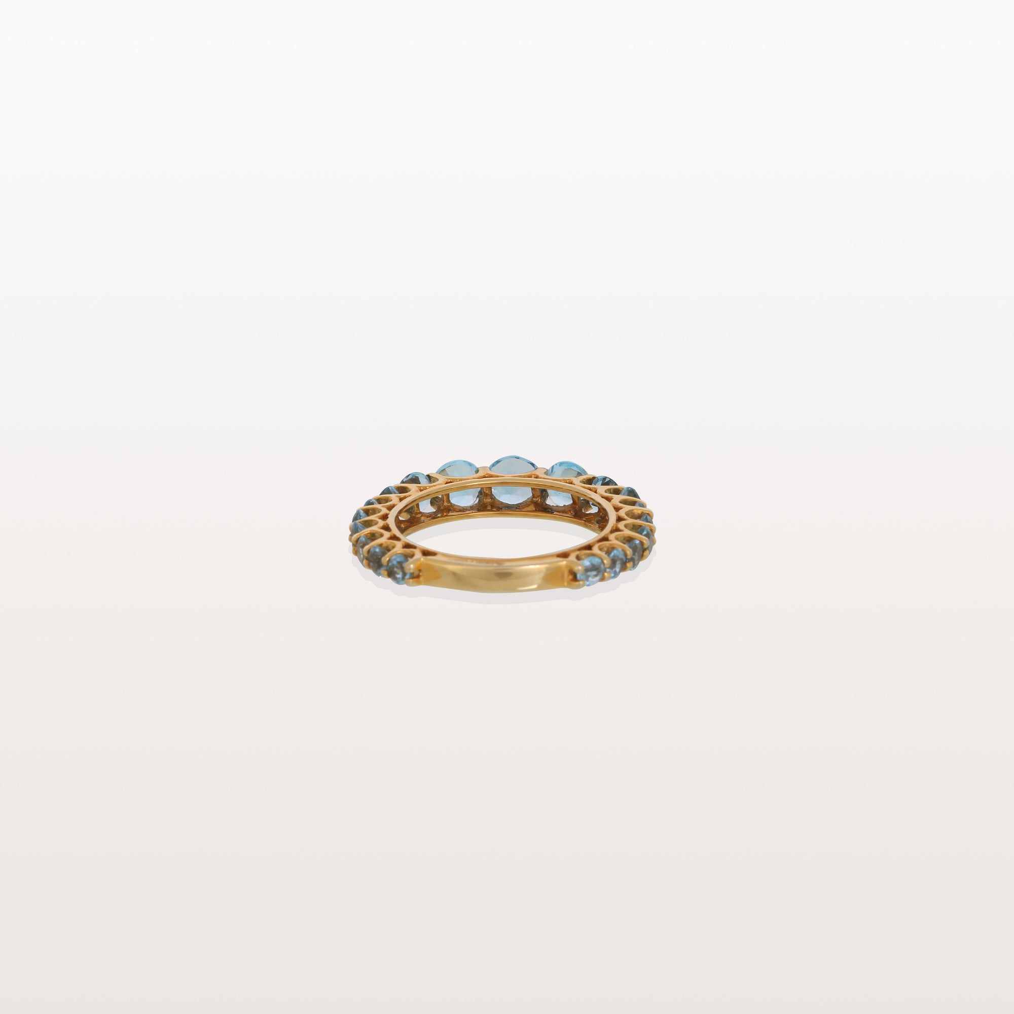 Blue Topaz 14K Gold Ring