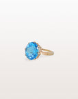 Blue Topaz 14K Gold Ring