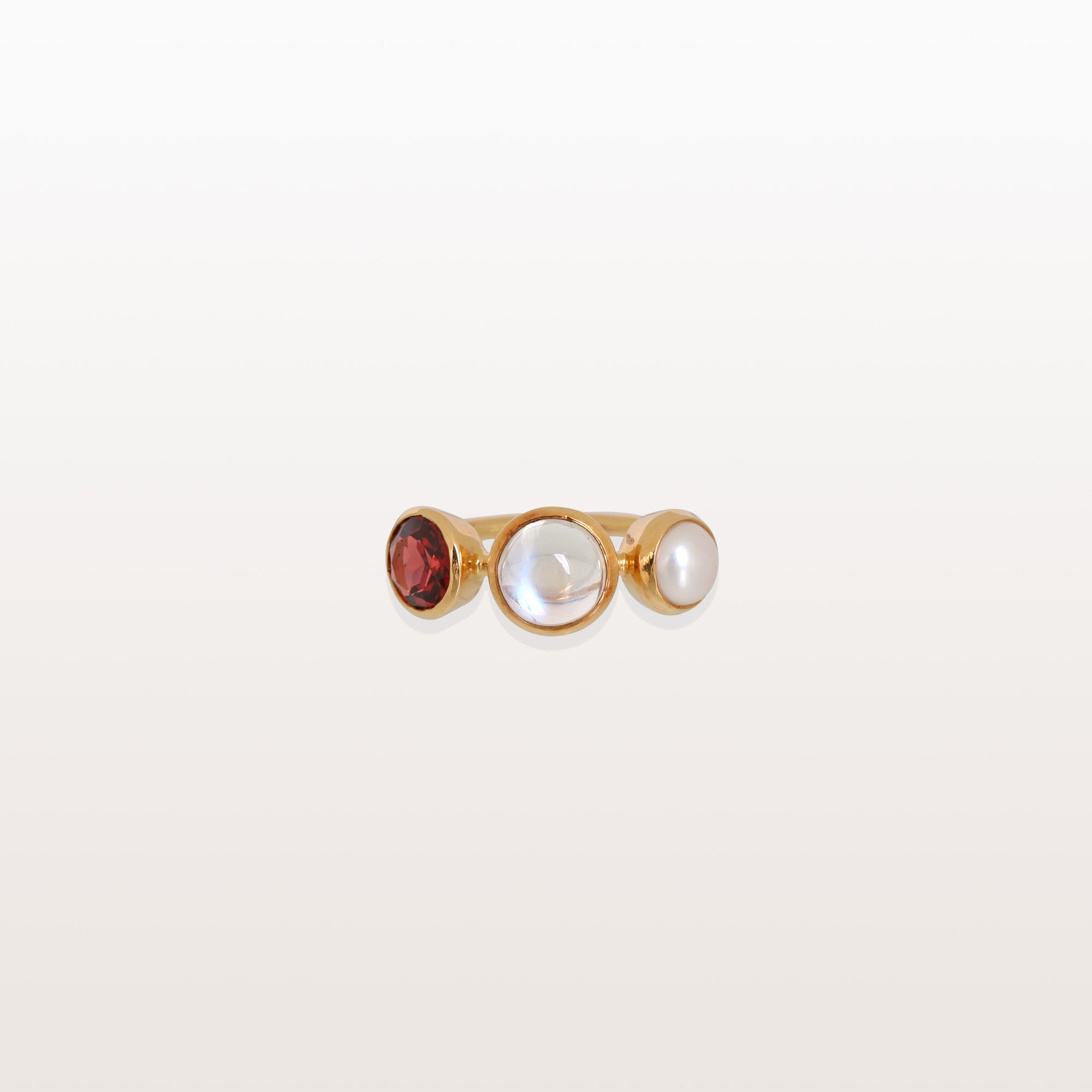 Multi Stone 18k Gold Ring
